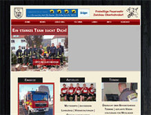 Tablet Screenshot of feuerwehr-oberhohndorf.de